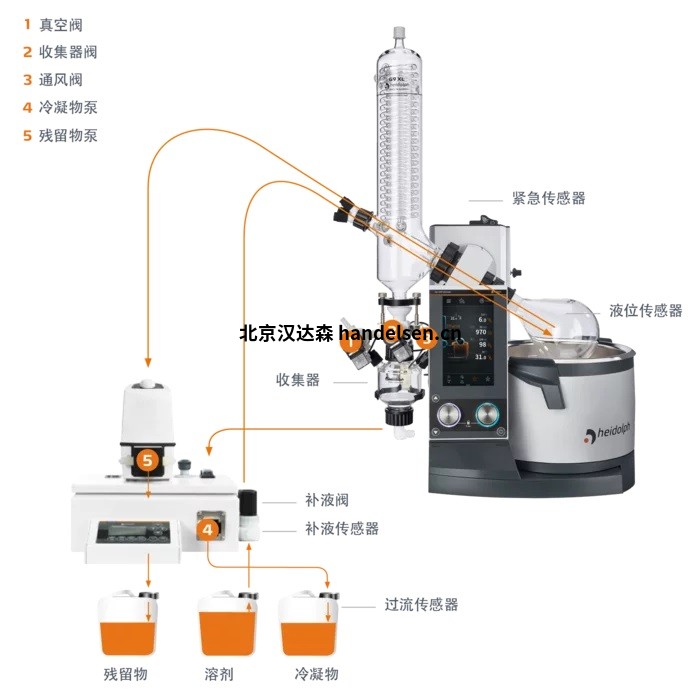 Heidolph-VAP Core - 帶涂層 G6 垂直玻璃器皿的手推模型 Heidolph-VAP Core - 帶涂層 G6 垂直玻璃器皿的手推模型