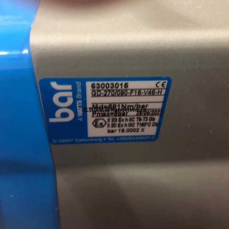 德國(guó)Bar閥門(mén) SM-M2用于食品行業(yè)