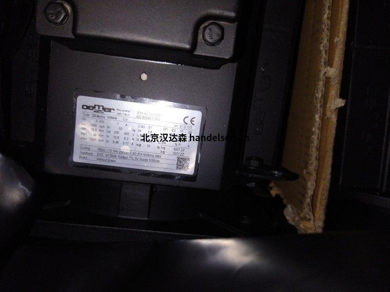 意大利OEMER三相同步伺服電機(jī)QLS 100S帶永磁體 24439 (4)