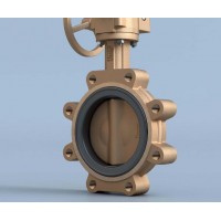 bray 31U系列襯膠蝶閥承受高管線(xiàn)速度壓力法蘭鉆孔