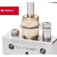 Maximator 閥門 22500psi，閥體有六種不同的設(shè)計(jì)，并可配備調(diào)節(jié)桿