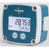 fluidwell流速指示器B-Basic顯示瞬時流量、總流量和累計流量