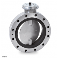 德國(guó)Warex Valve 蝶閥DKZ 103系列，用于溫度超過(guò) 200°C 的熱氣體