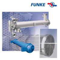FUNKE 管殼式換熱器，主要用于冷卻潤滑油和液壓油或水的加熱