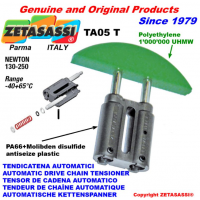 ZETASASSI? 自動直線傳動鏈張緊器 TA系列，由特殊鋁合金閥體制成