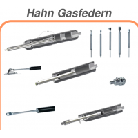 HAHN Gasfedern 提供各種材料的氣張力彈簧，鋼或不銹鋼